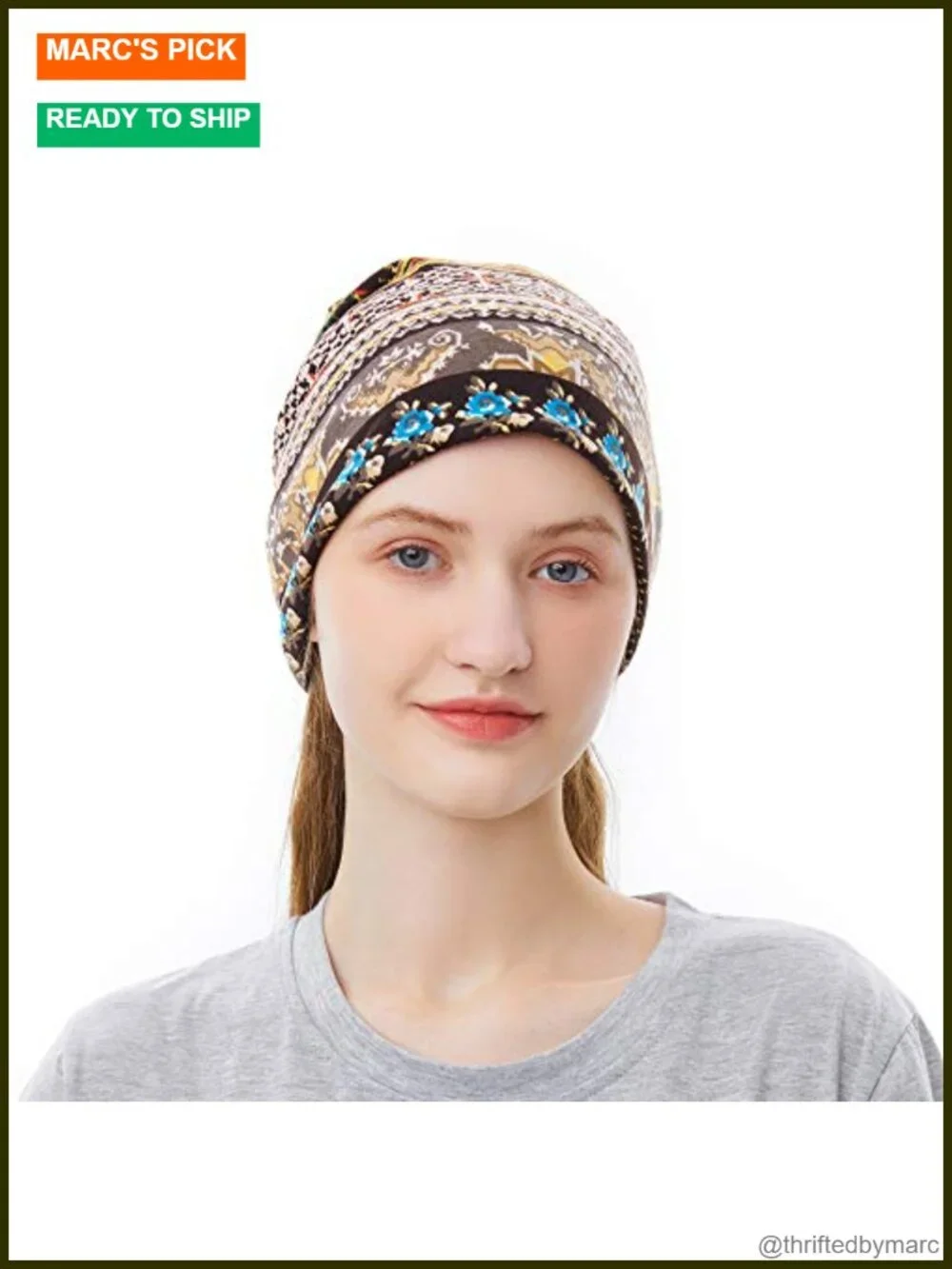 Double Layer Slouchy Beanie Soft Lightweight Running Skull Hat Unisex